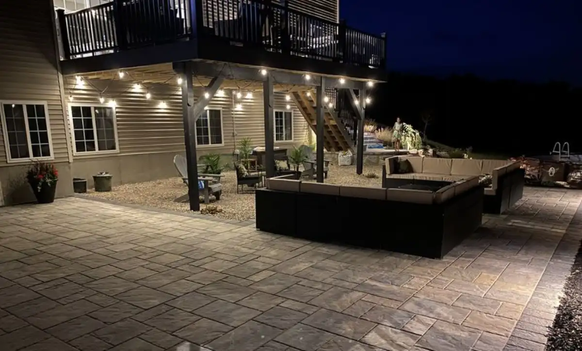 Paver patio installation in Newburgh NY