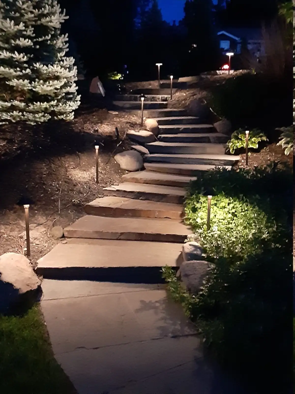 Stone wall and patio project in Orange County NY