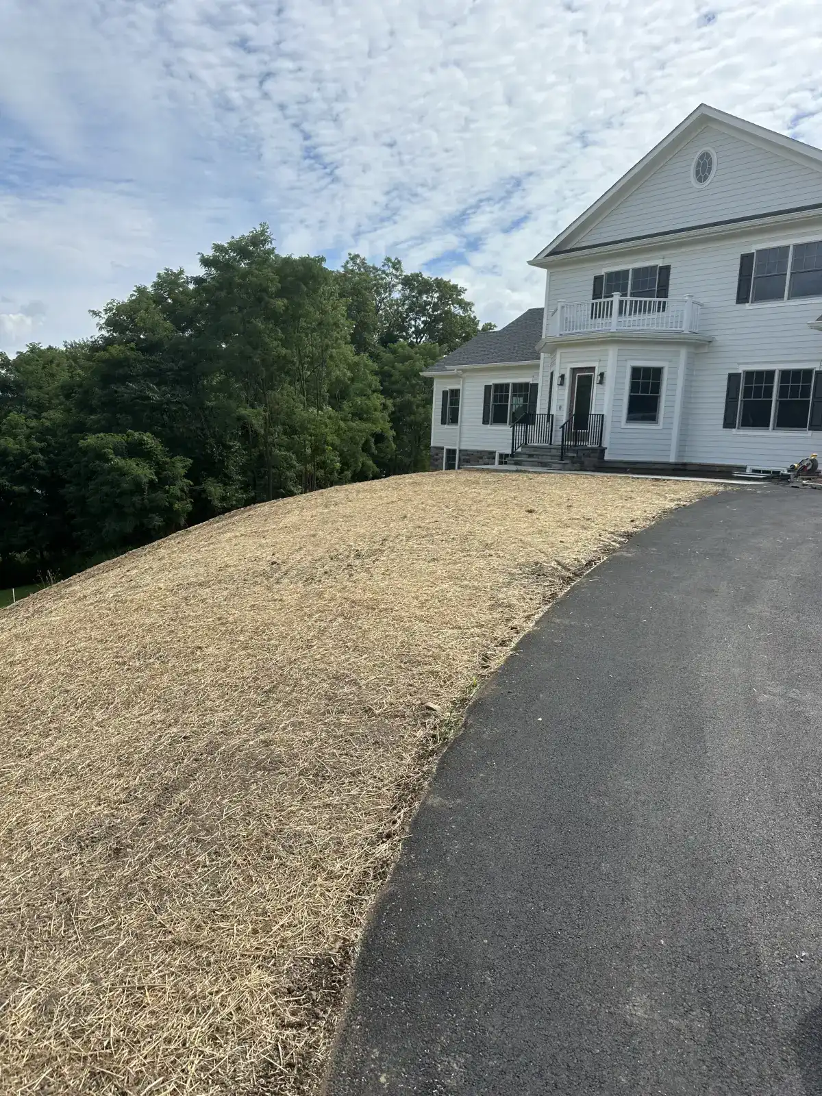 Residential landscape renovation in Orange County NY