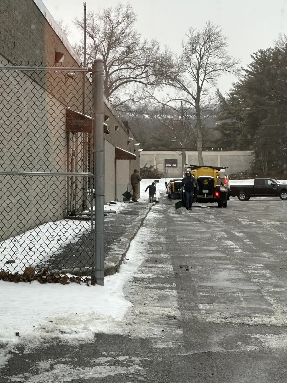 Commercial snow plowing in Newburgh NY